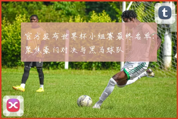 官方发布世界杯小组赛最终名单：聚焦豪门对决与黑马球队