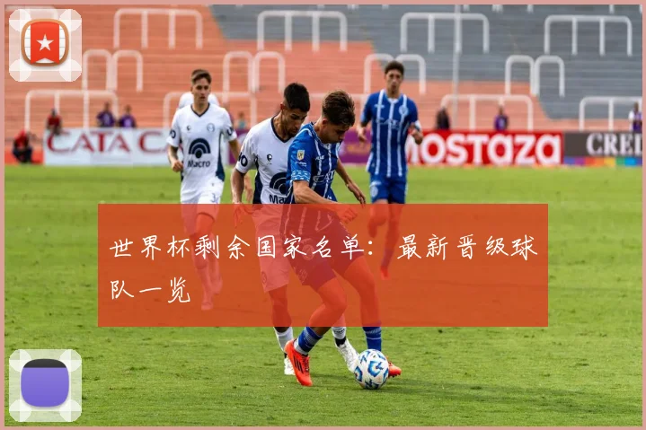 世界杯剩余国家名单:最新晋级球队一览
