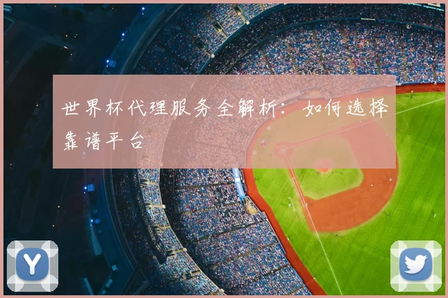 世界杯代理服务全解析:如何选择靠谱平台