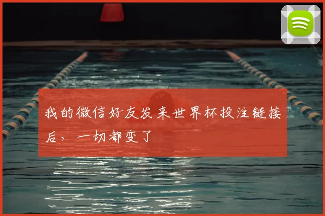 我的微信好友发来世界杯投注链接后,一切都变了