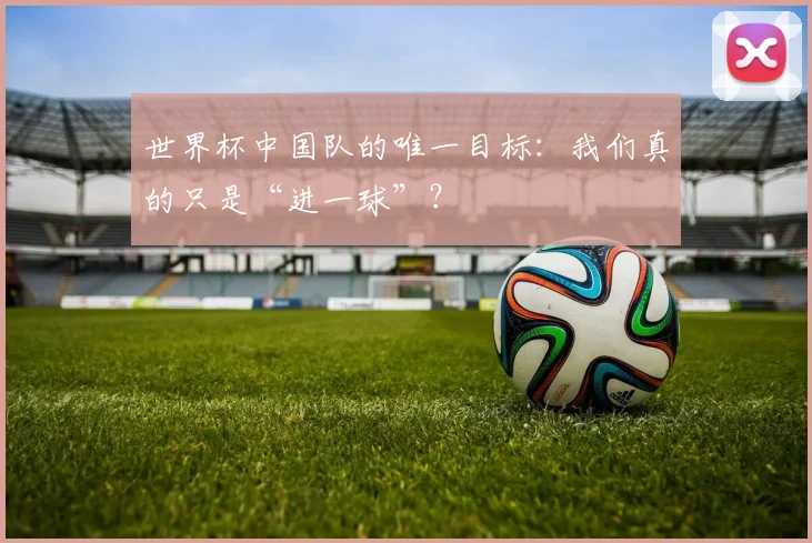 世界杯中国队的唯一目标：我们真的只是“进一球”？