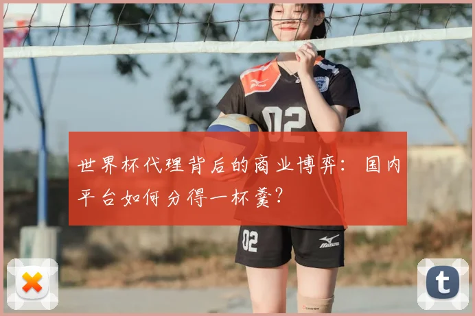 世界杯代理背后的商业博弈:国内平台如何分得一杯羹?
